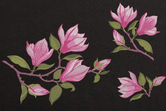 Branch Pink Magnolia Embroidery Design Review