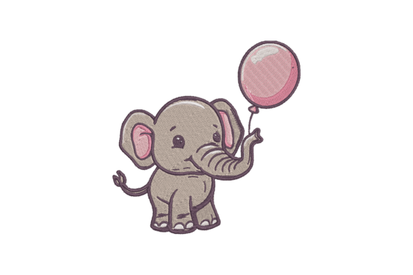 Elephant with Balloon Embroidery Review