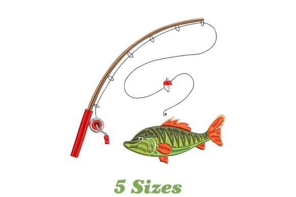Fish on a Rod Embroidery Design Review