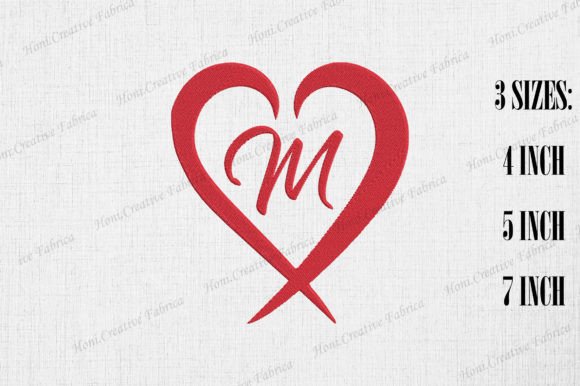 Letter M with Heart Review