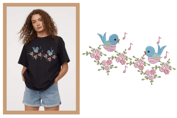 Musical Birds Embroidery Design Review