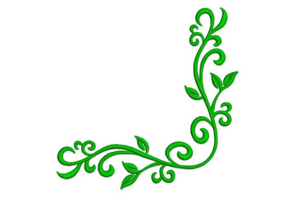 Scroll Corner Border Review for Holiday Collections