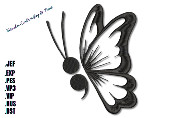 Semicolon Butterfly Embroidery Review