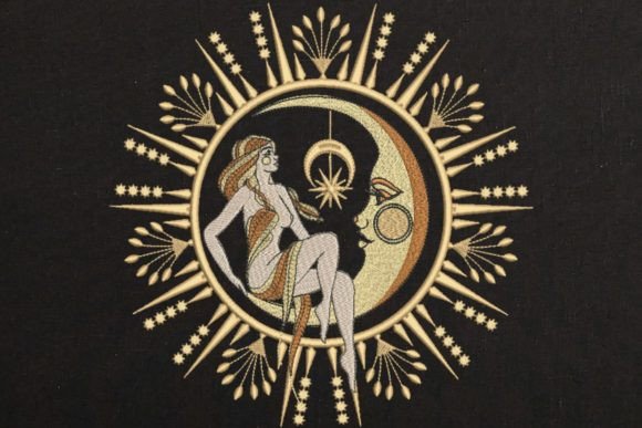 Witch on the Moon and Sunlight Embroidery Review